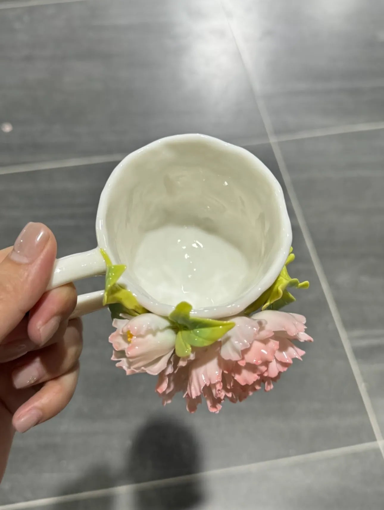 Handmade Ceramic Cup – Minimalist Pottery Mug for Coffee & Tea