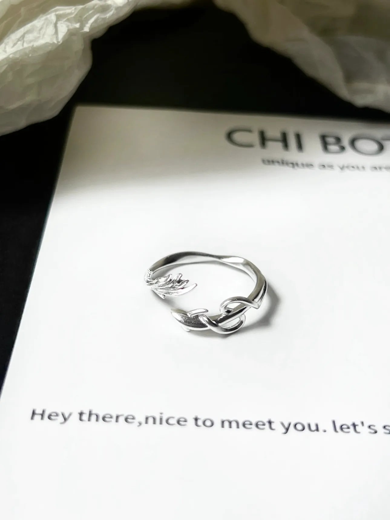 Sterling Silver Dolphin Opening Ring