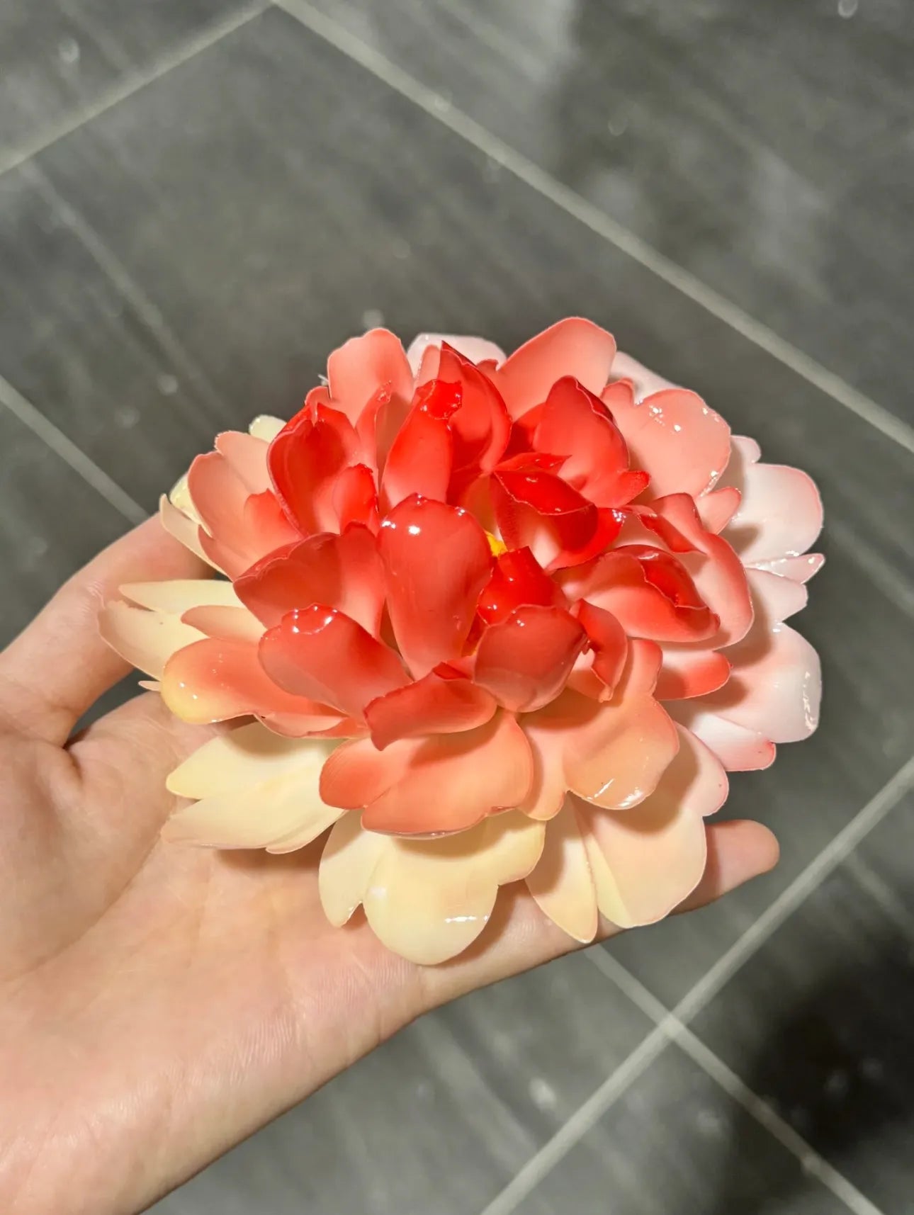 Peony Flower Ceramic Ornaments