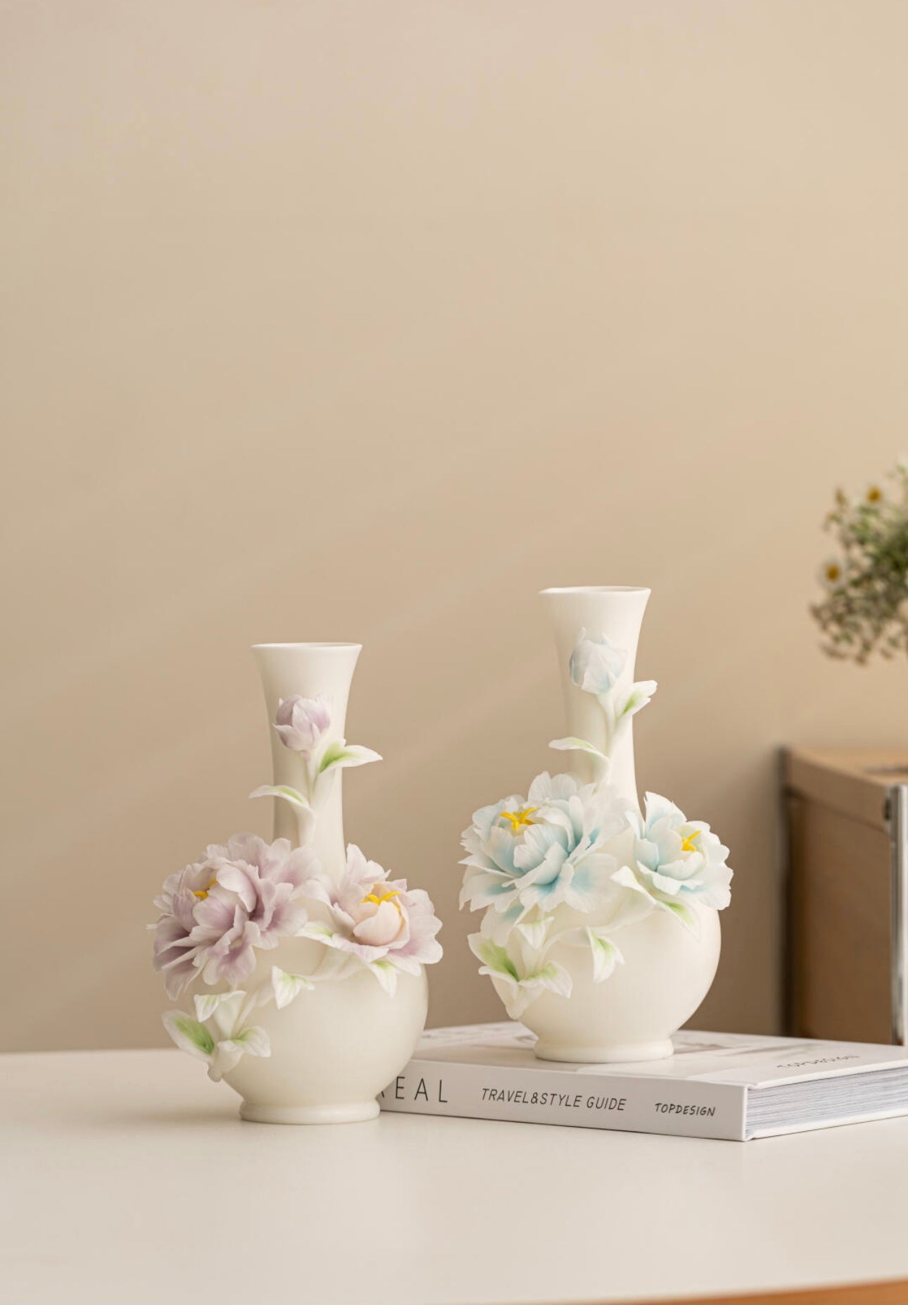 Ceramic Peony Vase - Fill Your Space with Art