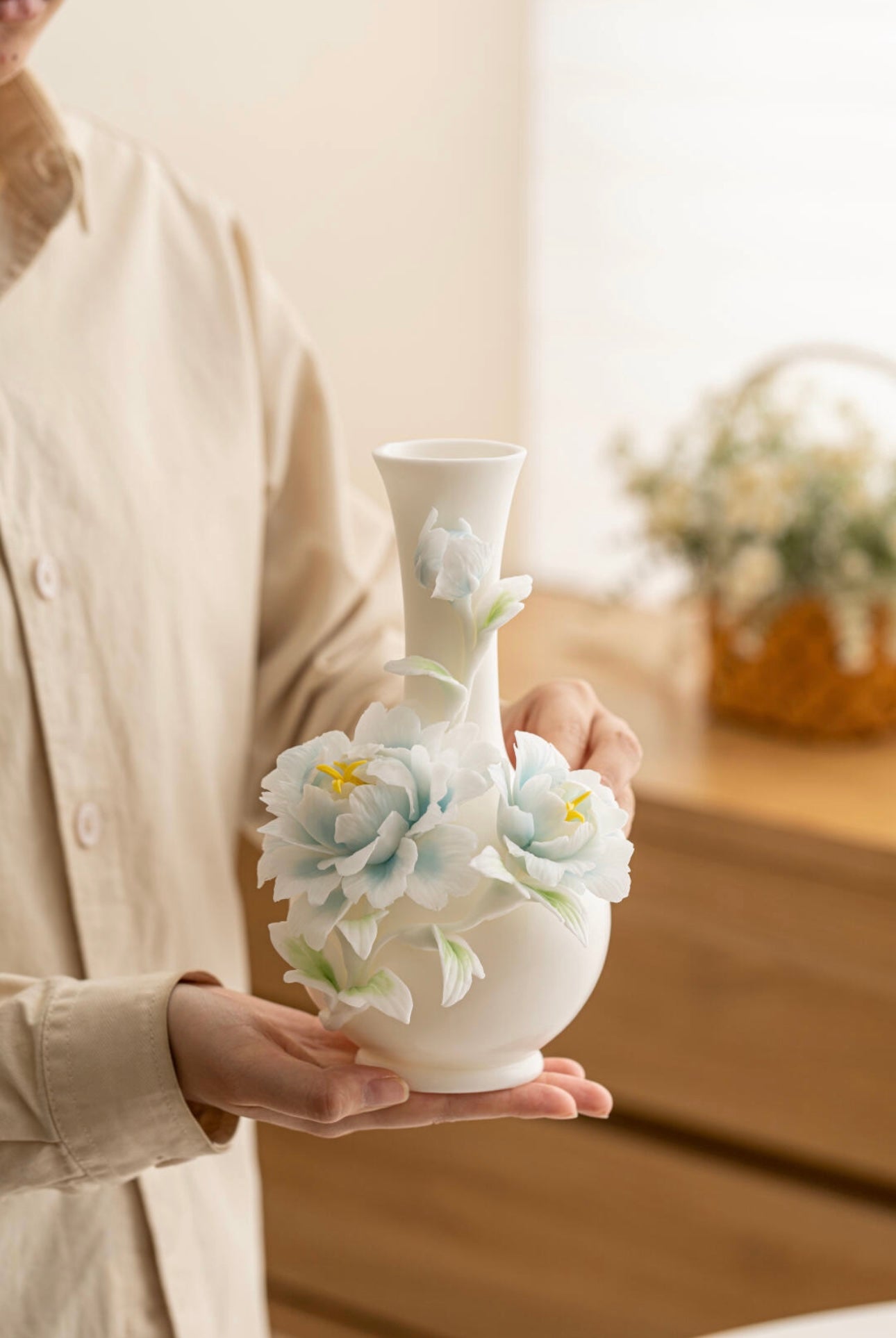 Ceramic Peony Vase - Fill Your Space with Art