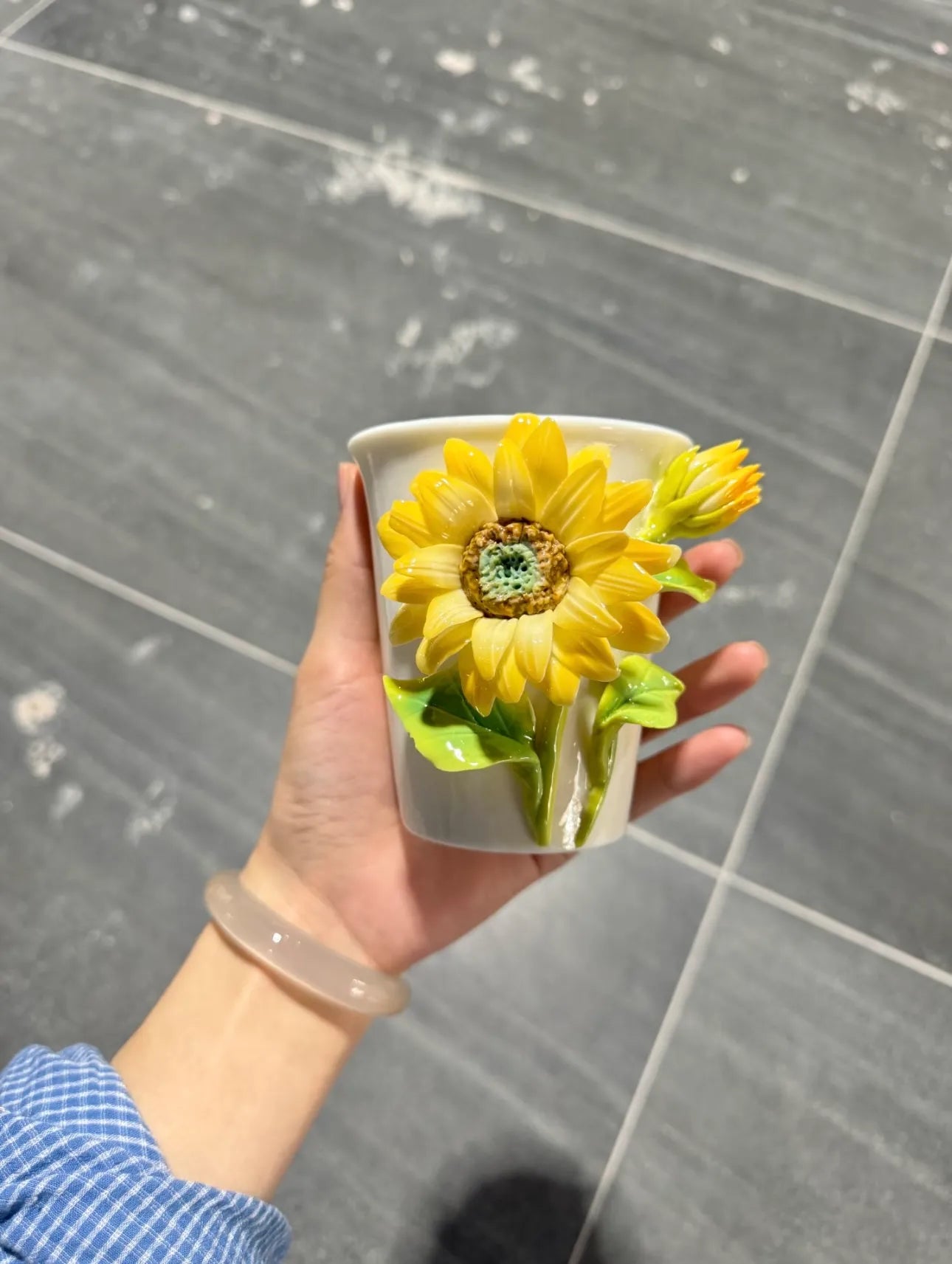 Sunflower Handmade Ceramic Cup