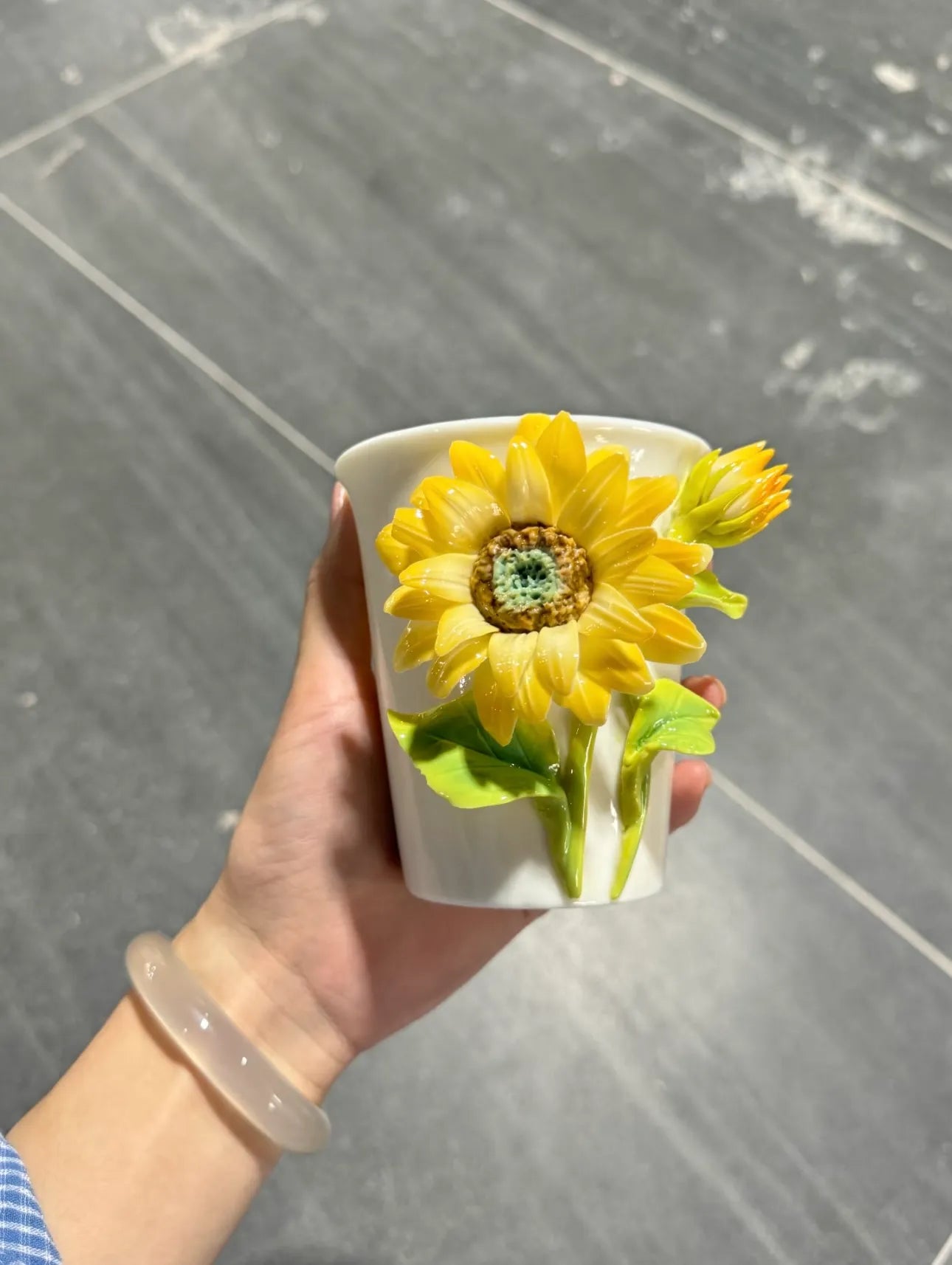 Sunflower Handmade Ceramic Cup