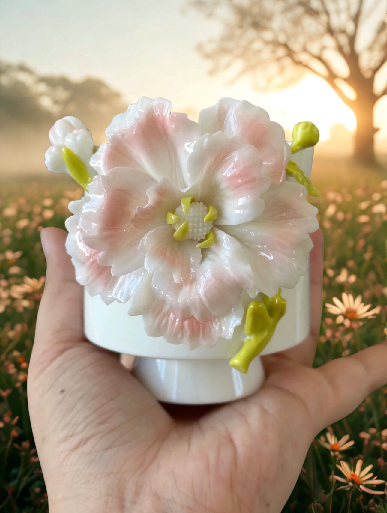 Art Ceramic Cup - Three-dimensional Painted Ceramic Cup