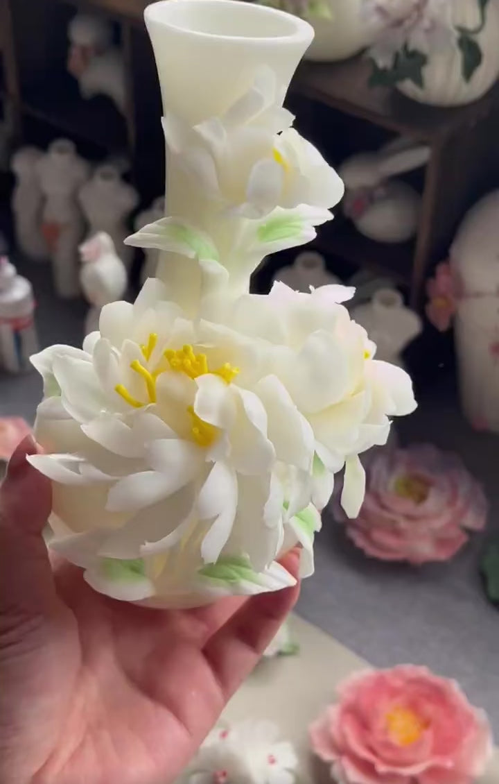 Ceramic Peony Vase - Fill Your Space with Art